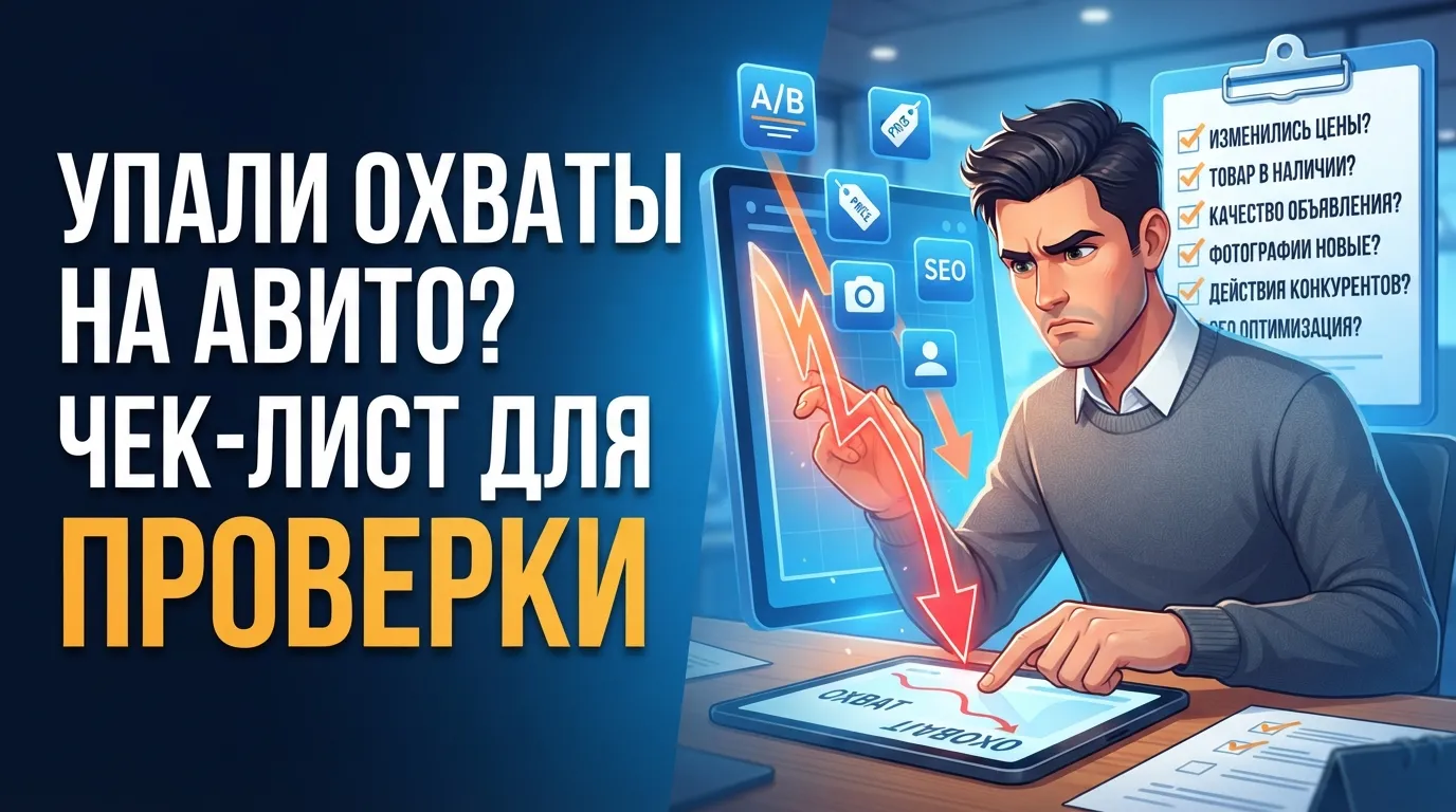 Анализ причин снижения охватов: чек-лист для диагностики объявлений