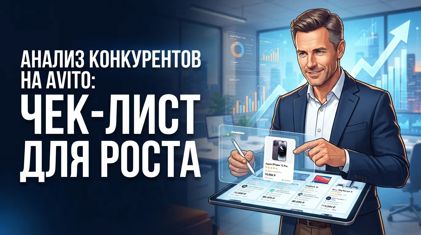 Как проводить аудит конкурентов на Авито: чек-лист для оценки эффективности