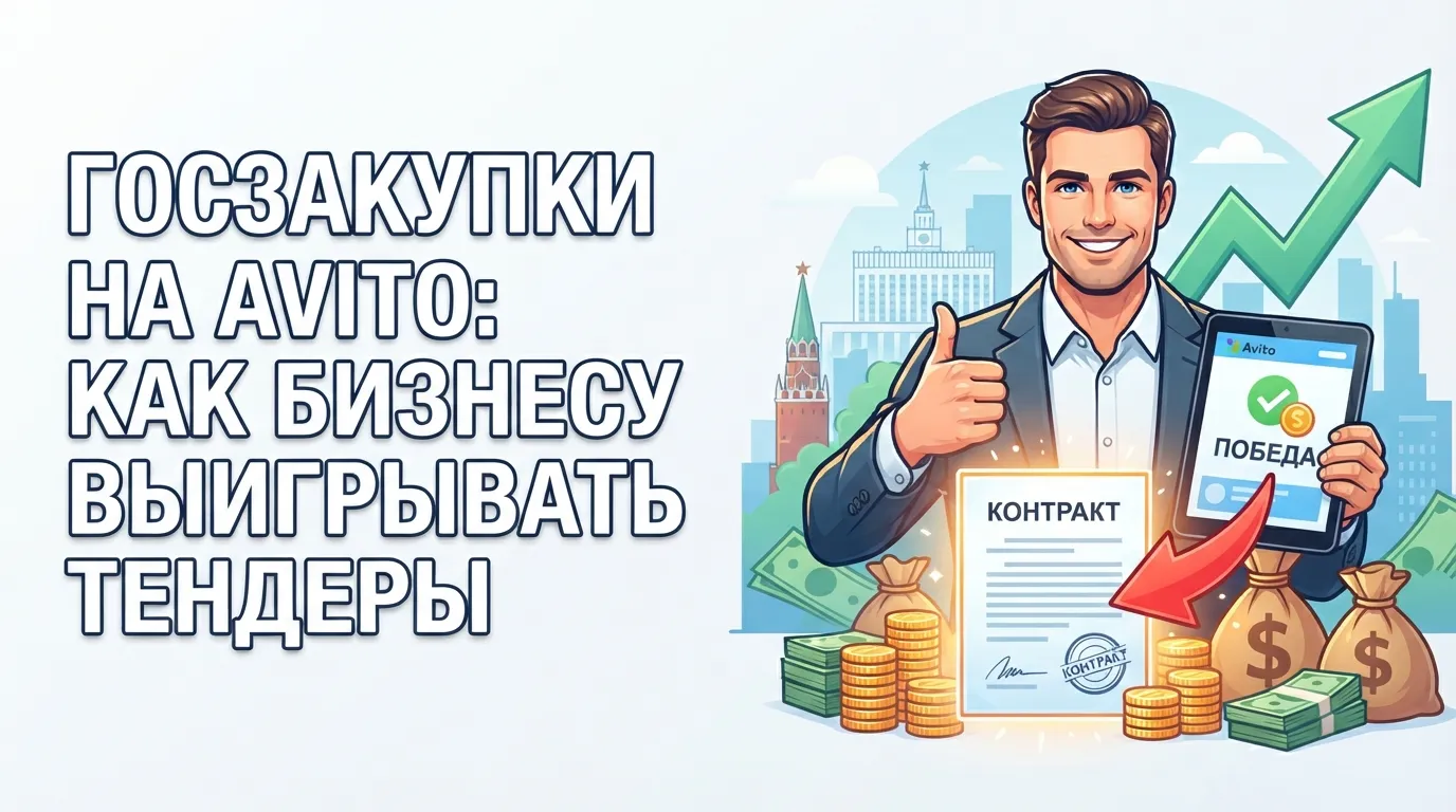 Как работать с тендерными закупками и госзаказами через Авито для бизнеса