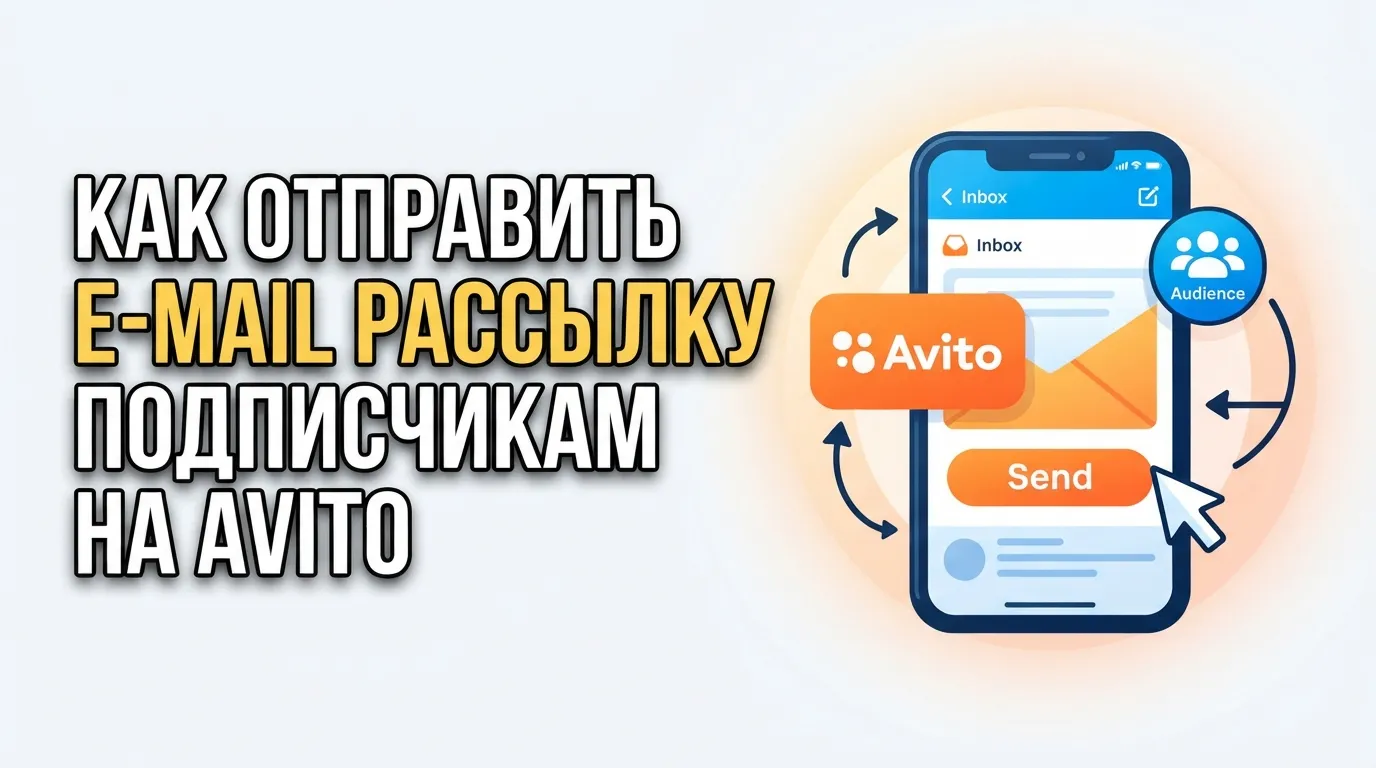Как настроить рассылку по базе подписчиков на Авито: инструменты и ограничения