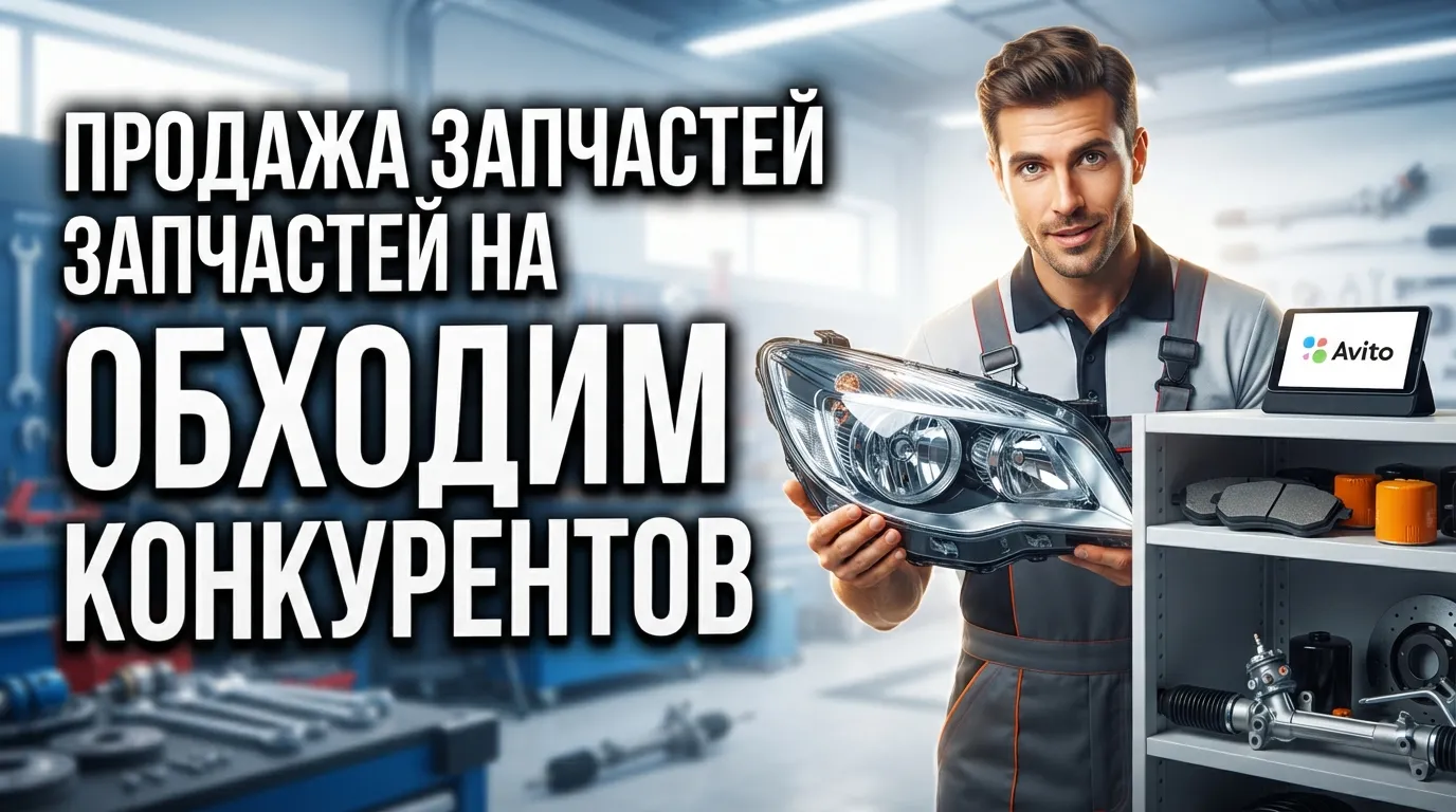 Как продавать автозапчасти на Авито: особенности работы в высококонкурентной нише