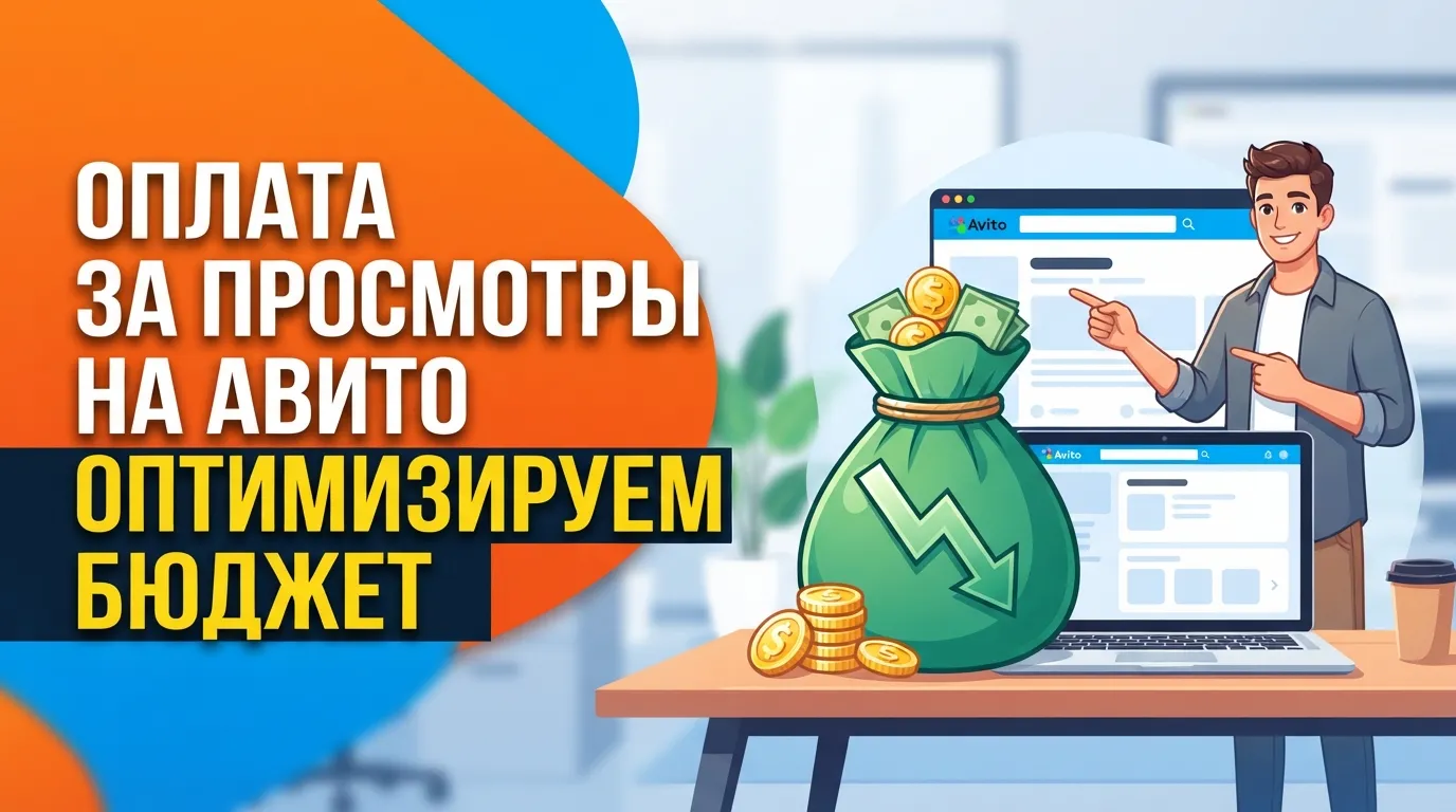 Как работать по модели оплаты за просмотры на Авито: оптимизация бюджета