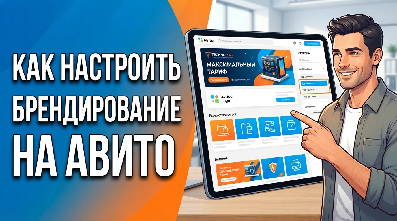 Брендирование магазина на Авито: как настроить витрину и баннеры на тарифе «Максимальный»