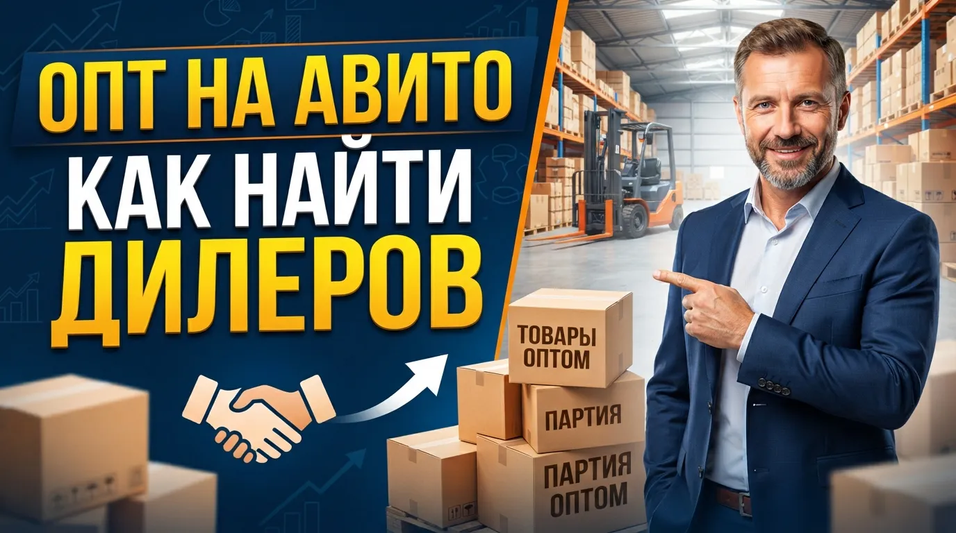 Как настроить оптовые продажи на Авито: поиск региональных дилеров и крупных покупателей