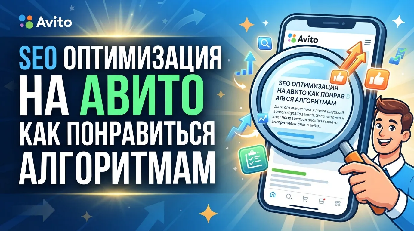 SEO-оптимизация объявлений на Авито: как алгоритмы ранжируют тексты и заголовки