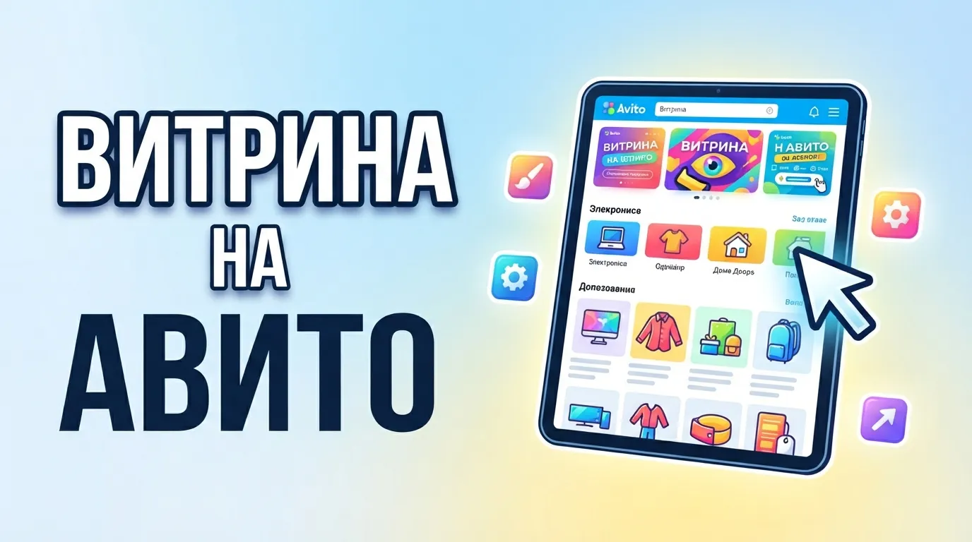 Оформление брендированной витрины на Авито: как настроить баннеры и спецблоки