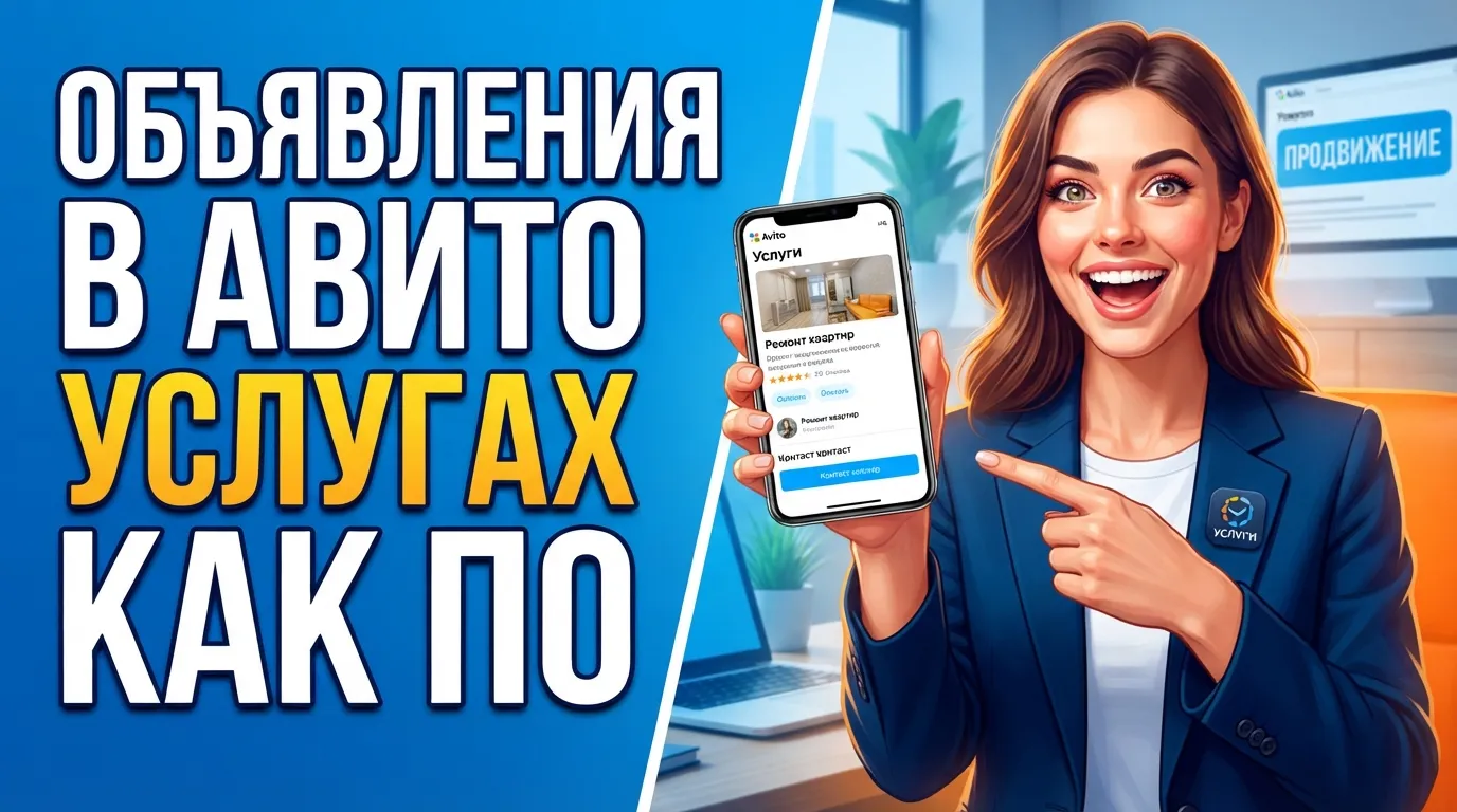 Продвижение в категории «Услуги» на Авито: специфика оформления и привлечения клиентов
