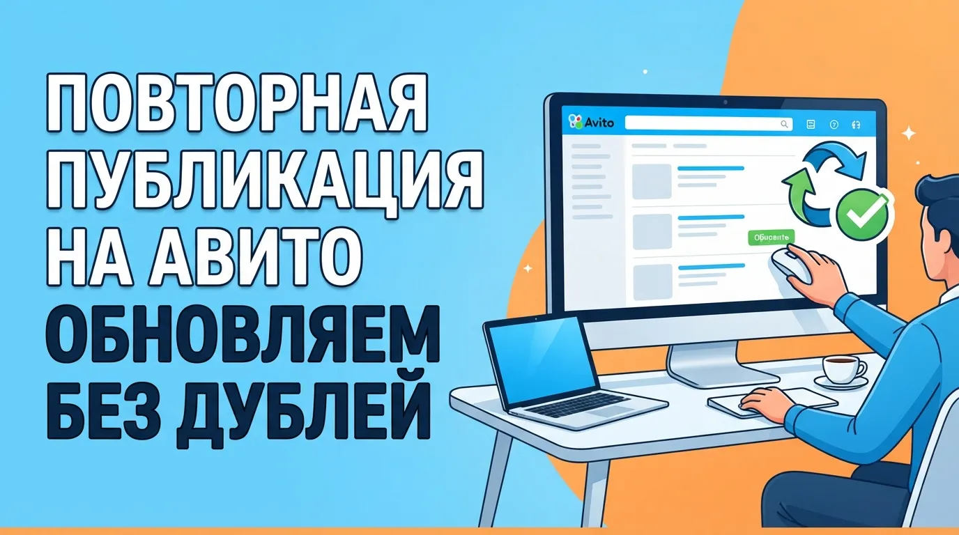 Повторная публикация и архивация объявлений на Авито: как обновлять товары без дублей