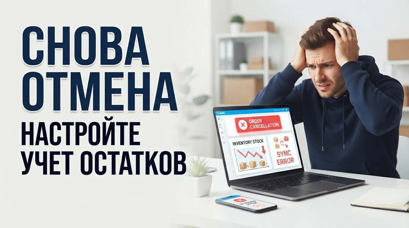 Синхронизация остатков на Авито: как настроить учет и предотвратить отмену заказов