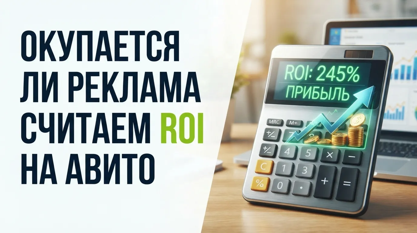 Как рассчитать ROI рекламных кампаний на Авито: методика оценки окупаемости для малого бизнеса