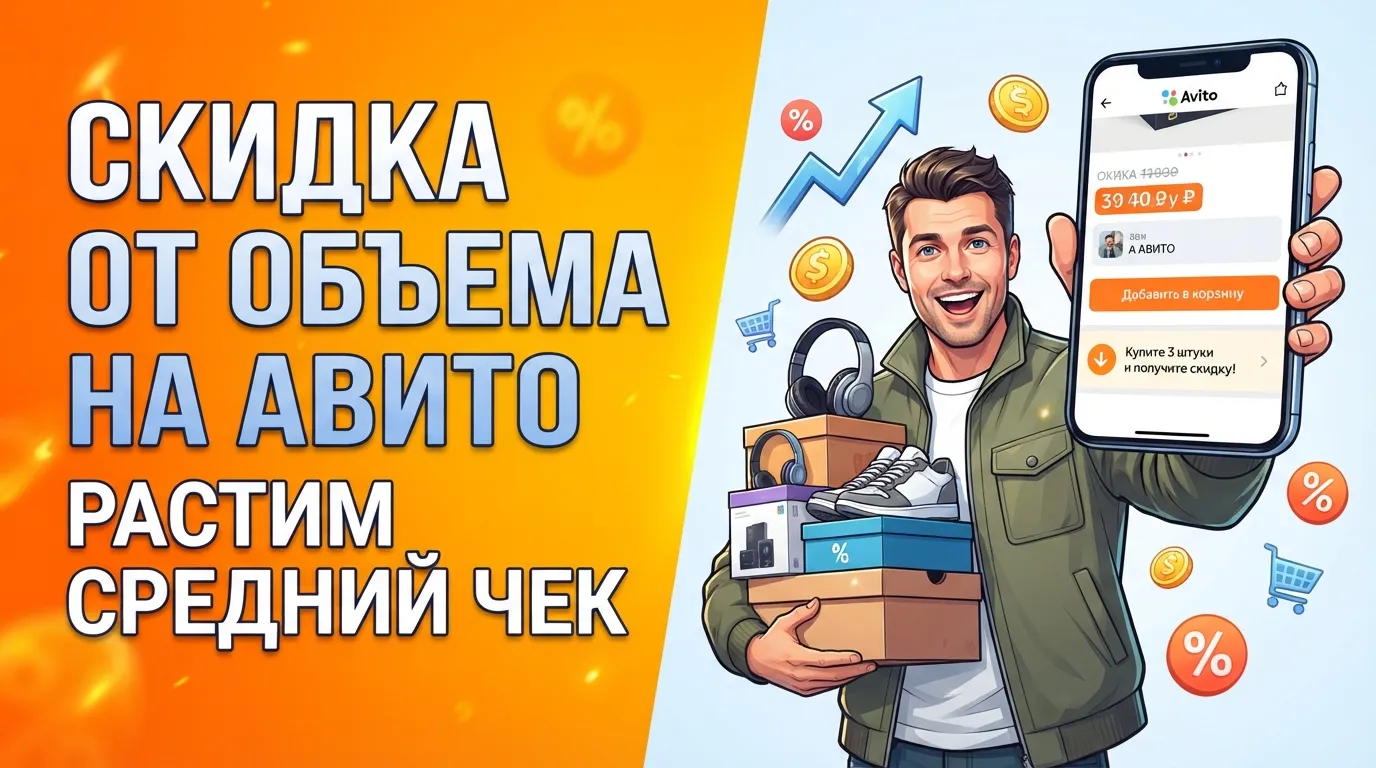 Скидки от количества в объявлениях на Авито: как настроить оптовые цены и стимулировать средний чек
