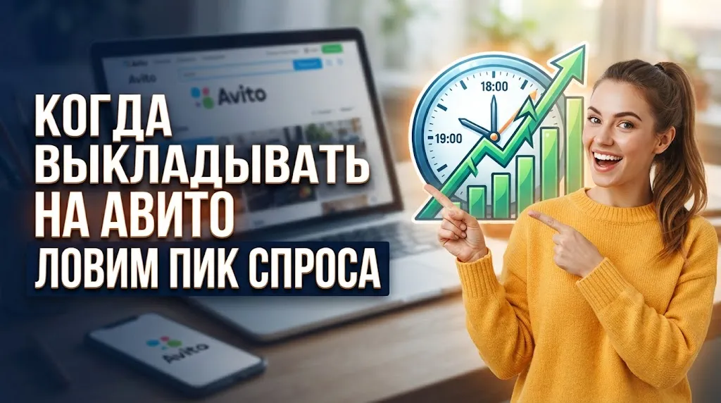В какое время публиковать объявления на Авито: определение пиковых часов спроса