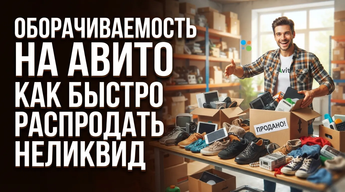 Как рассчитать оборачиваемость товаров при продаже на Авито: выявление и распродажа неликвида