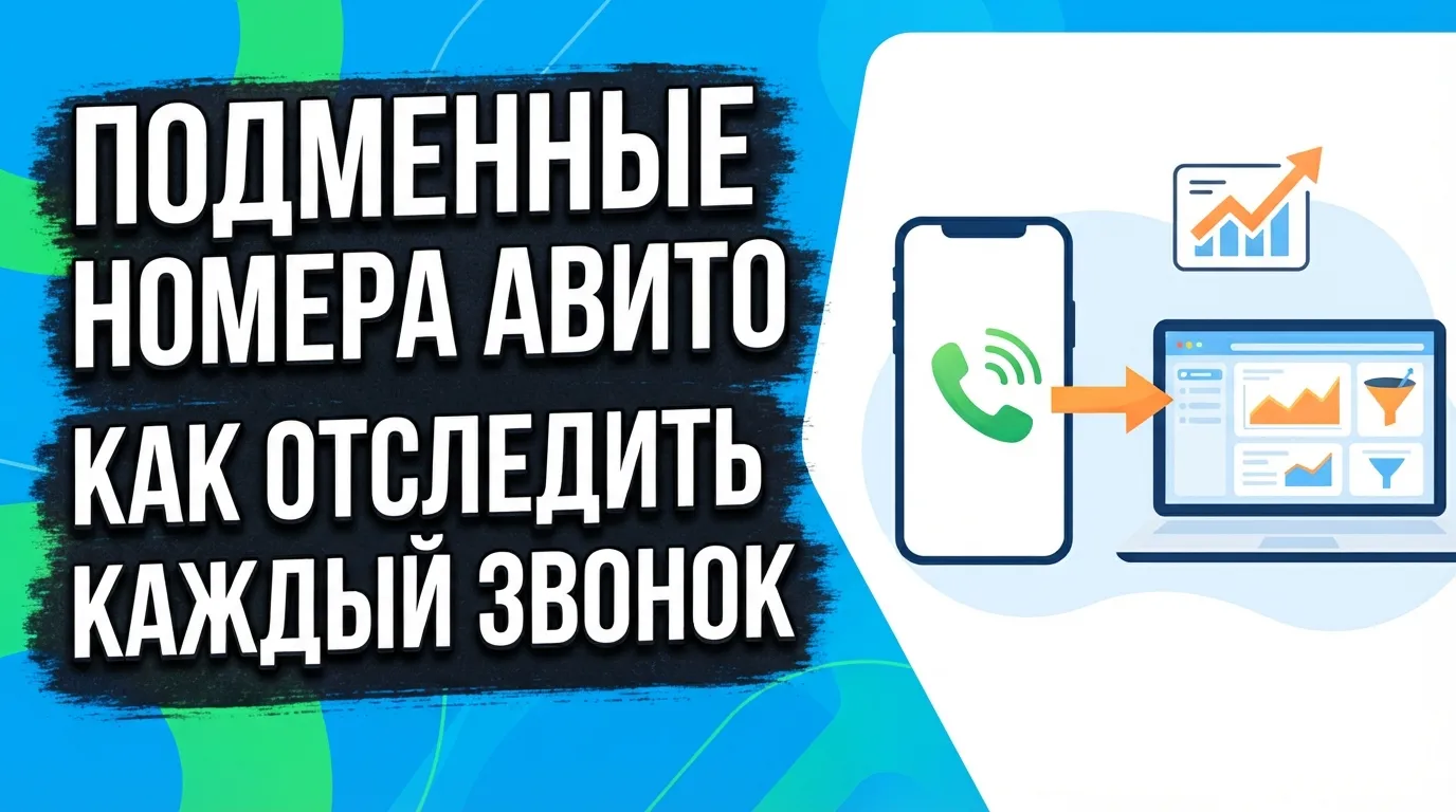 Подменные номера на Авито: как связать звонки с внешней аналитикой