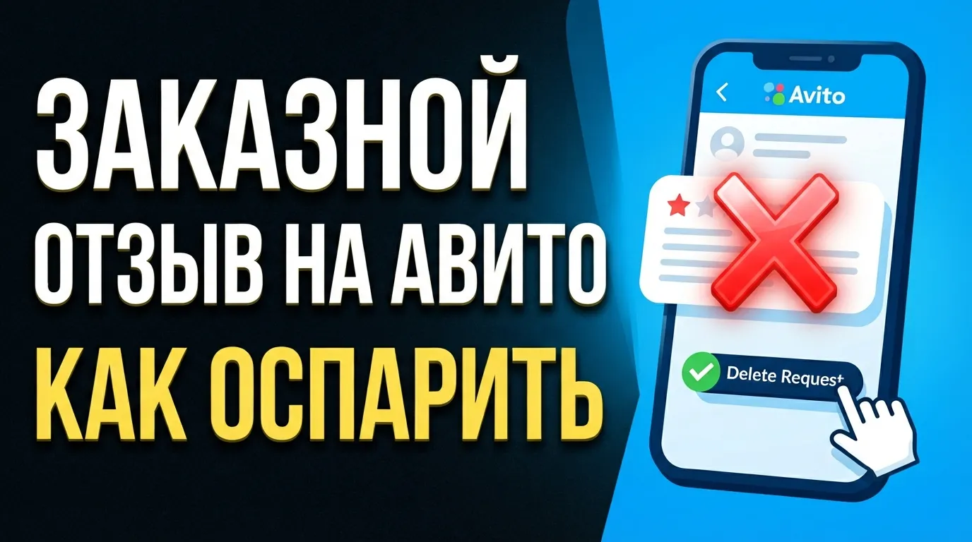 Как оспорить и удалить заказной отзыв на Авито: доказательная база для техподдержки