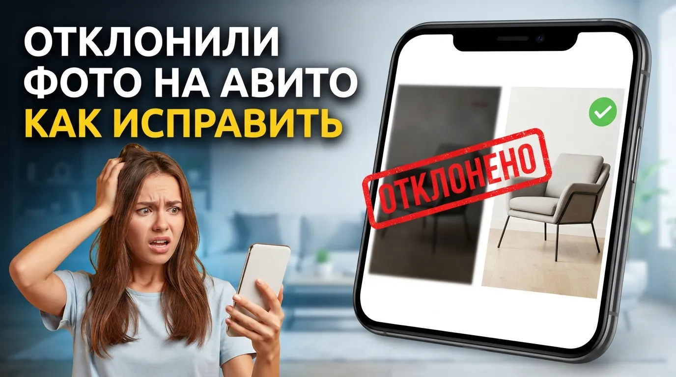 Правила модерации фотографий на Авито: почему отклоняют снимки и как подготовить визуал