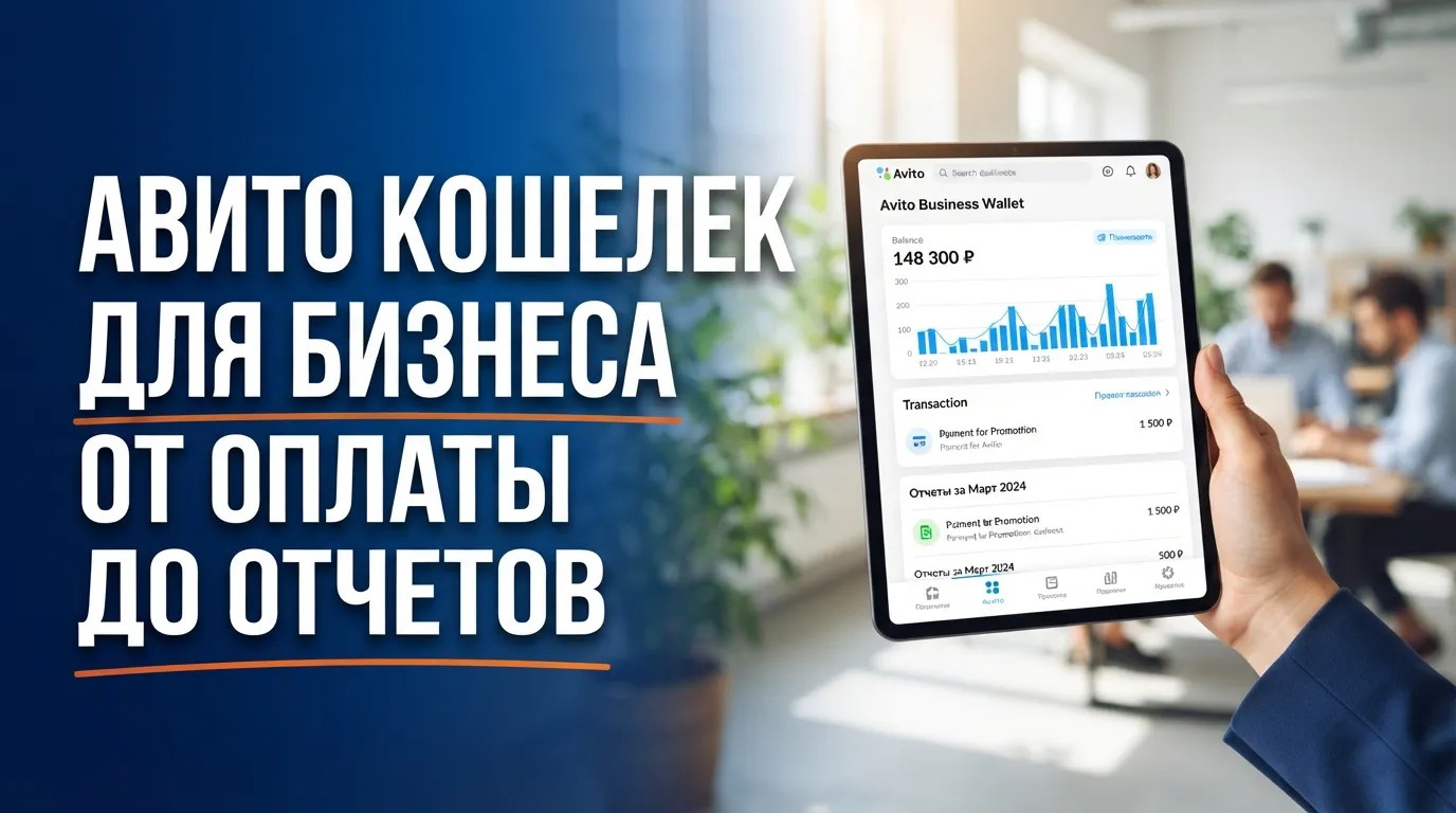 Как использовать Авито Кошелек для бизнеса: оплата услуг и финансовая отчетность